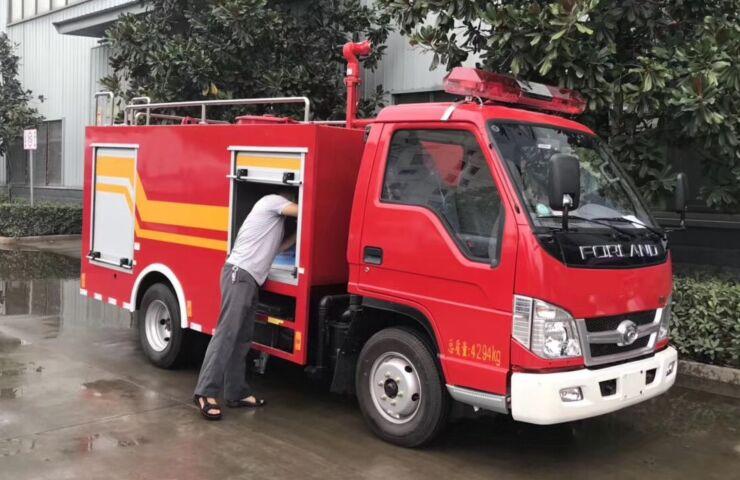 福田时代3吨水罐消防车-3吨水罐消防车