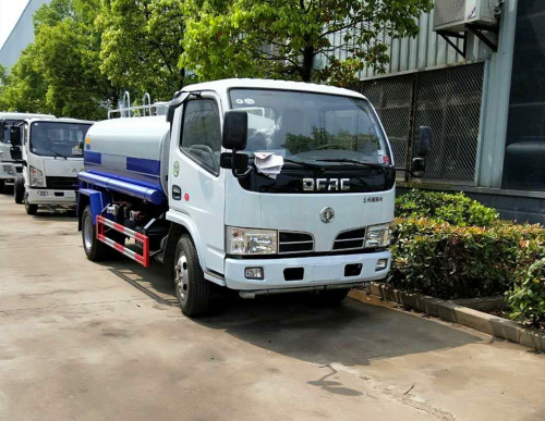 国六5吨蓝牌洒水车价格及日常变速箱维护-程力集团