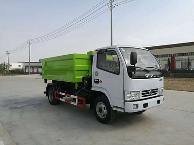 厂家促销福田小型勾臂式垃圾车3方垃圾厢量大从优-湖北程力