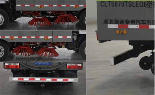 纵昂牌CLT5070TSLEQ6型扫路车
