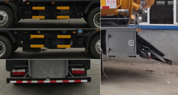 中汽力威牌HLW5122GQWEQ6型清洗吸污车