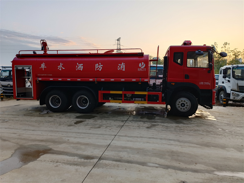 东风18吨消防洒水车-东风大型消防洒水车生产厂家-湖北盈通